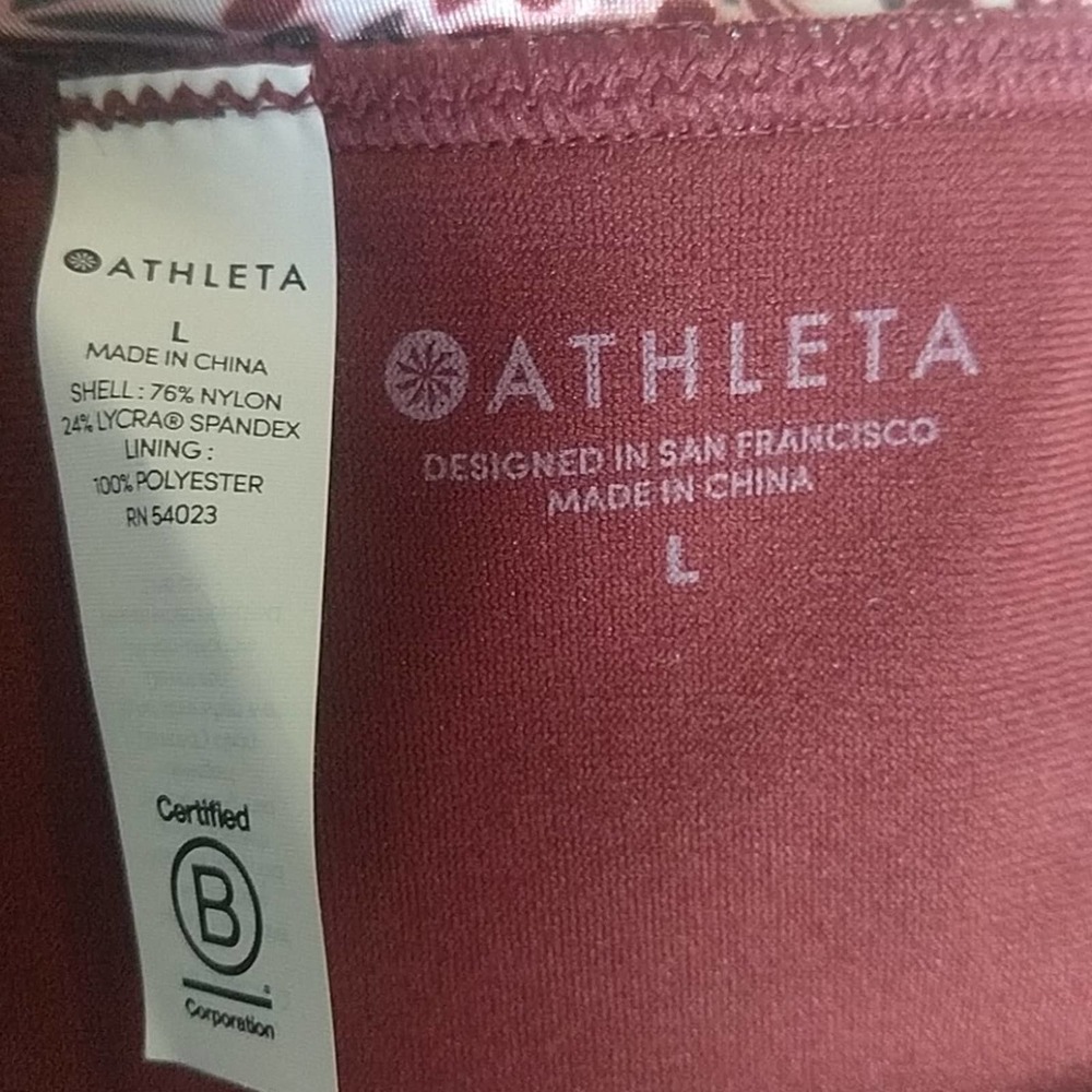 Athleta Aqualuxe Batik Swimsuit Bikini Bottom - Picture 11 of 14